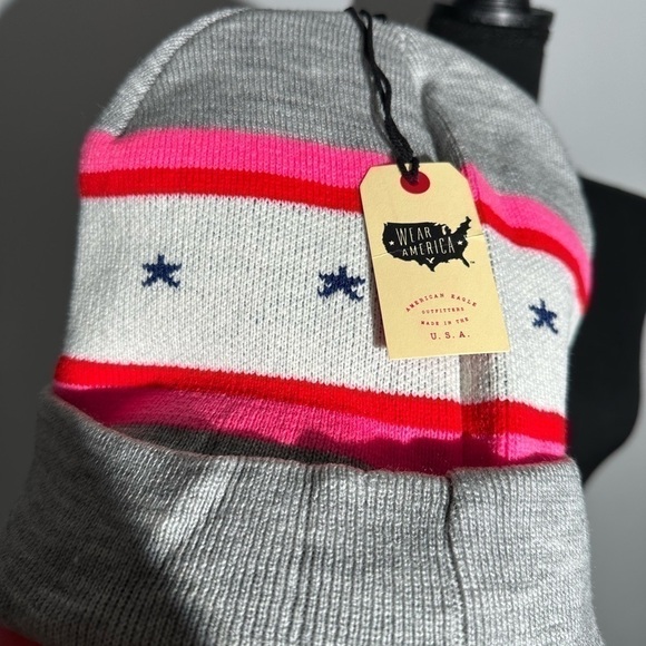 American Eagle Outfitters “I ❤️ USA” Beanie Hat - Picture 4 of 10